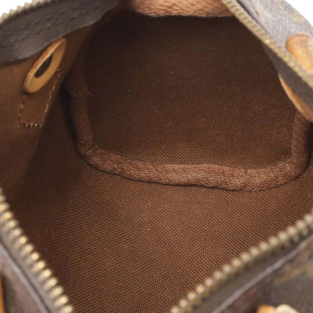 LOUIS VUITTON Brown Monogram Mini Speedy Pouch - Picture 7 of 8
